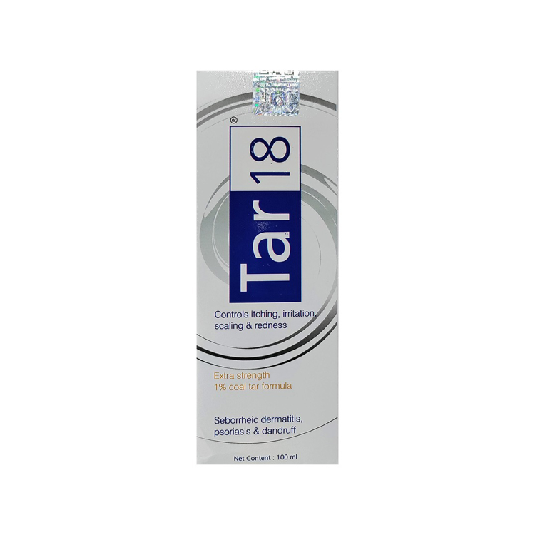 Tar 18 Medicated Shampoo for Scalp Psoriasis 100ml 