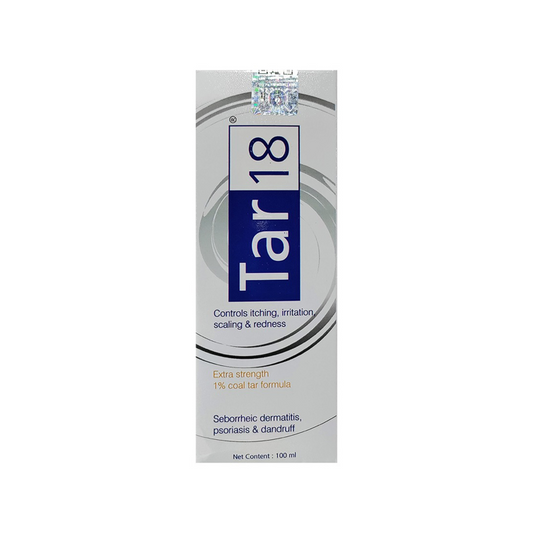 Tar 18 Medicated Shampoo for Scalp Psoriasis 100ml 