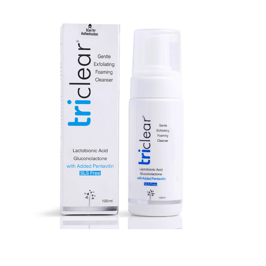 Triclear Gentle Exfoliating Foaming Cleanser 100ml