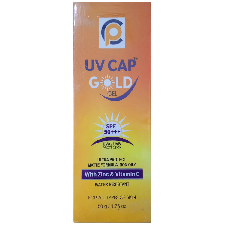 UV CAP GEL GOLD SPF50+ 50GM