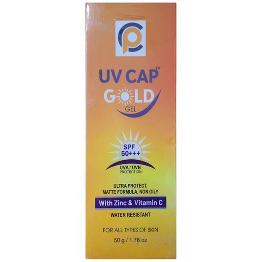 UV CAP GEL GOLD SPF50+ 50GM