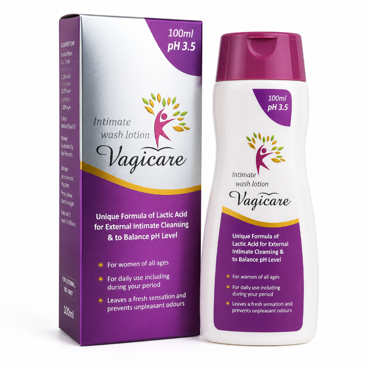 Vagicare Intimate Wash Lotion 100ml Pack Of 2