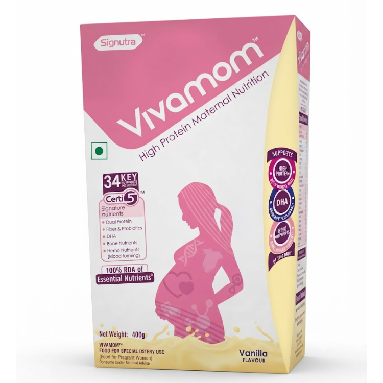 Vivamom High Protein Maternal Nutrition Powder – Vanilla Flavour | 400g