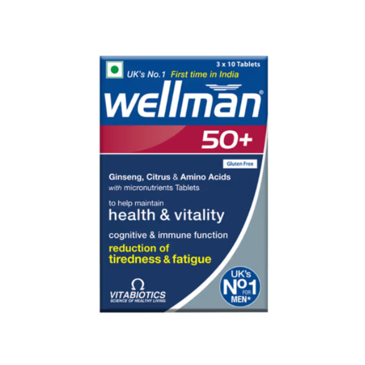 Wellman 50+ Health Supplement for Men 30s
