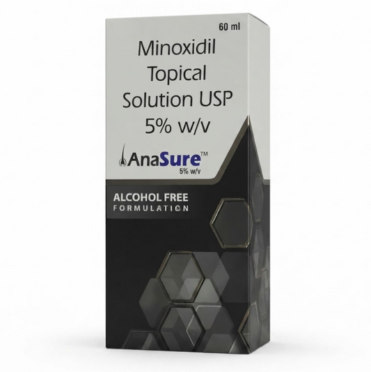 AnaSure 5% Minoxidil Topical Solution USP 60ml