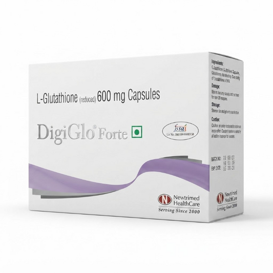 DigiGlo Forte L-Glutathione (Reduced) 600mg Capsules 10S