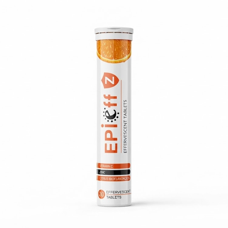 EPIEFF-Z-EFFE TAB – Vitamin C, Zinc  Citrus Bioflavonoids Effervescent Tablets  20 Tablets