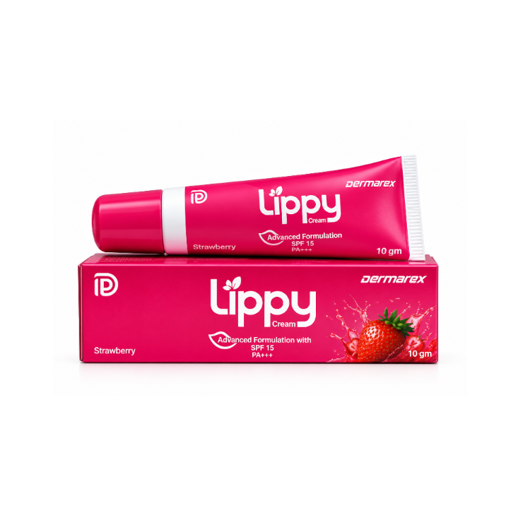 Lippy Strawberry Lip Cream SPF 15 PA+++ – 10 gm