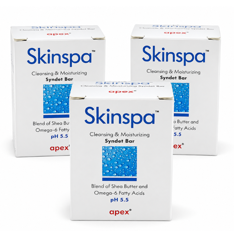 Skinspa Cleansing Moisturizing Syndet Bar 75g Pack Of 3